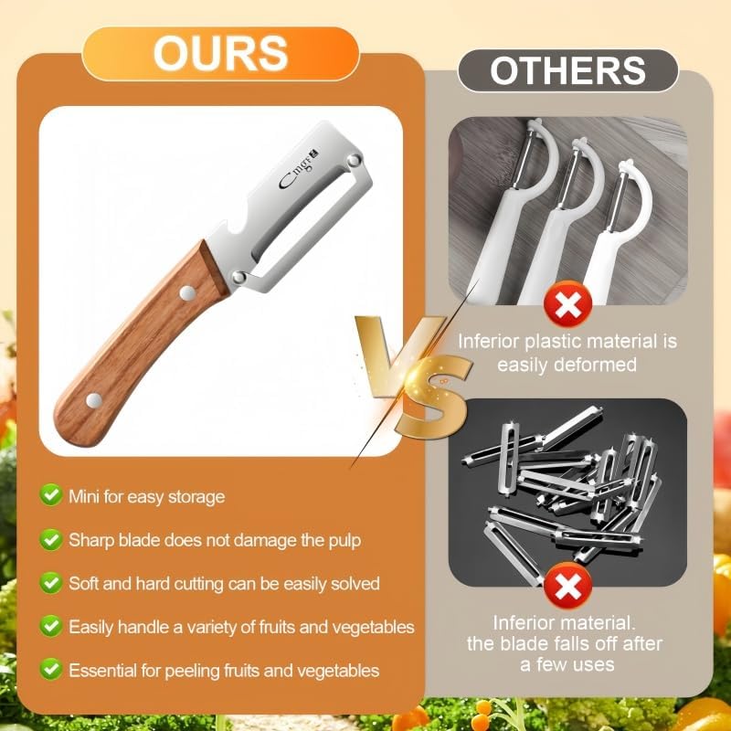 Multi-Purpose Stainless Steel Peeler