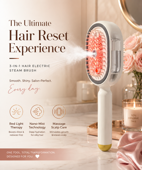 SteamScalp Pro™ 3-in-1 Steam comb