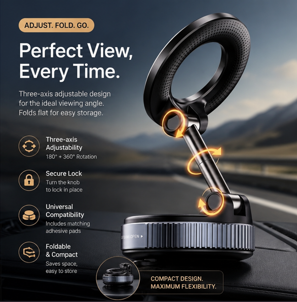 HaloGrip™ – Magnetic Phone Holder